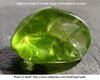 Green Peridot Rough