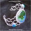 Azurmalachite or Azurite Malachite Bracelet