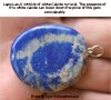 Natural Blue Lapis with Calcite Inclusions