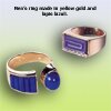 Mens Lapis Lazuli Rings