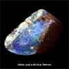 White Blue Opal